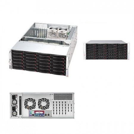 Сервер Supermicro 846E16-R1200B(X8DTE-F), 2 процессора Intel 6C E5645 2.40GHz, 48GB DRAM