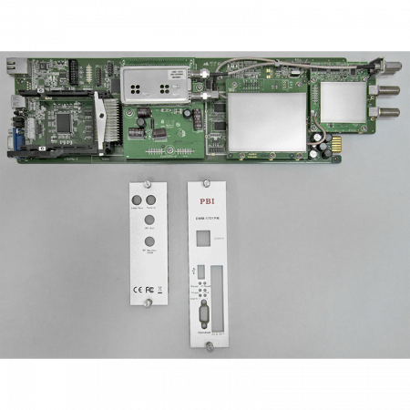 Модуль профессионального DVB-T2 приёмника и двойного аналогового модулятора PBI DMM-1701PM-04T2