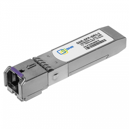  Модуль SFP WDM, дальность до   3км (6dB), 1550нм, индустриальный