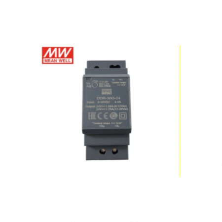 DDR-30G-24, DC/DC преобразователь, 30Вт, вход 9-36В,выход 24В/1.25А Mean Well