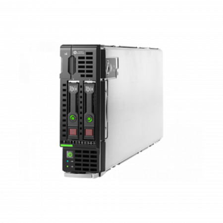 Блейд-сервер BL460c Gen8, 2 процессора Intel 8C E5-2670 2.60GHz, 64GB DRAM, P220i/512MB, 2x10Gb 554FLB