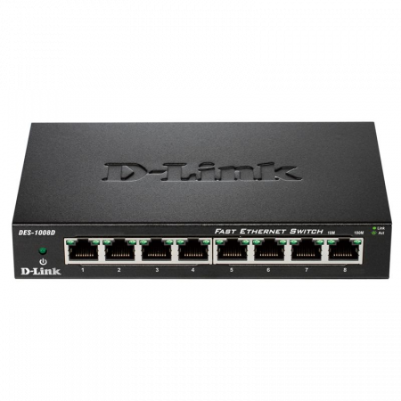 Коммутатор D-Link DES-1008D