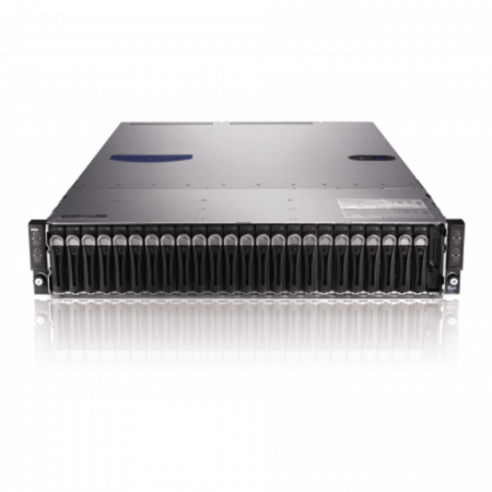 Сервер Dell PowerEdge C6220, 8 процессоров Intel Xeon 8C E5-2680 2.70GHz, 256GB DRAM, 24 отсека под HDD 2.5