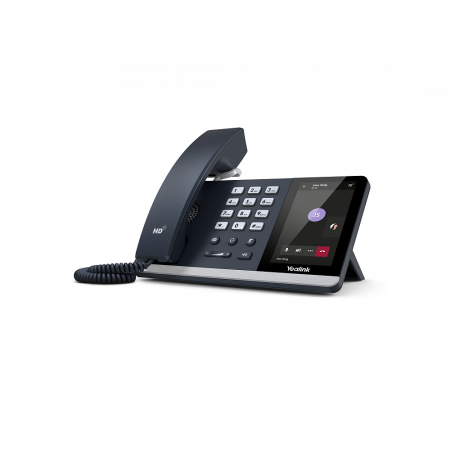 IP-телефон Yealink SIP-T55A, Teams, Цветной сенсорный экран, GigE, без видео, без БП