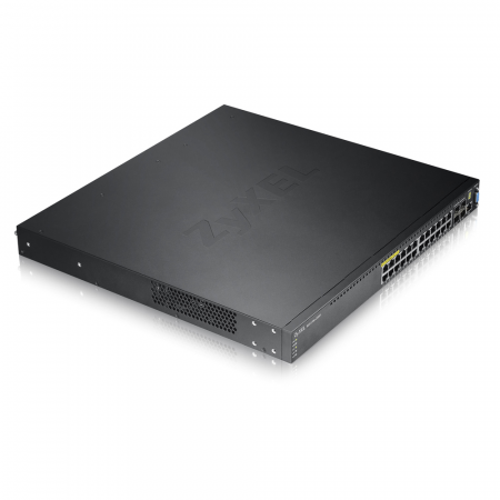 Коммутатор ZYXEL XGS3700-24HP 24 port  Layer 2/3 Gigabit Datacenter Switch, PoE, 4x 10G