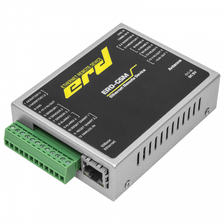 Устройство удалённого контроля и управления с GSM интерфейсом ERD-GSM, БП, корпус, антенна, крепление