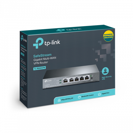 Гигабитный Multi-WAN VPN-маршрутизатор SafeStream TL-R600VPN